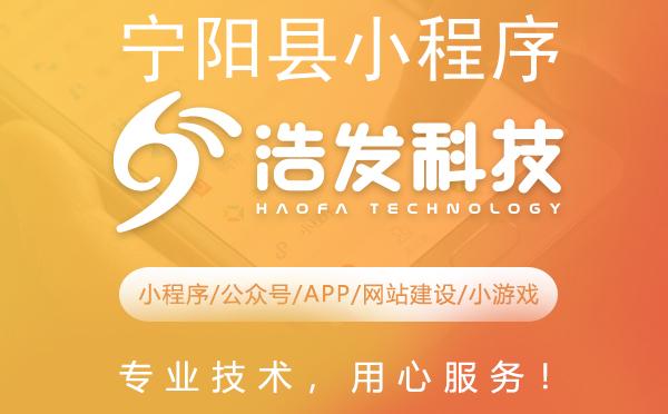 宁阳县小程序开发