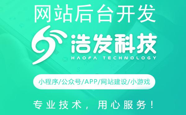 网站后台开发程序
